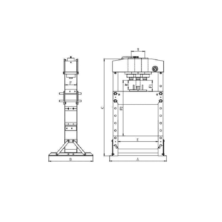 Chicago Pneumatic Werkstattpresse CP86100