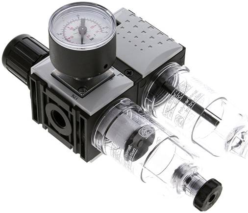 FUTURA Wartungseinheit, 2-tlg., G 1/4", 0,5 - 10 bar, Baur.0