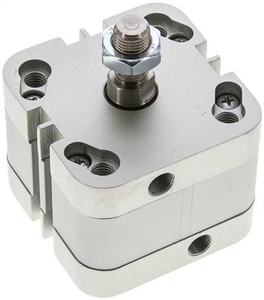 ISO 21287-Zylinder, doppeltw., Kolben 50mm, Hub 10mm, Kolbenstange AG