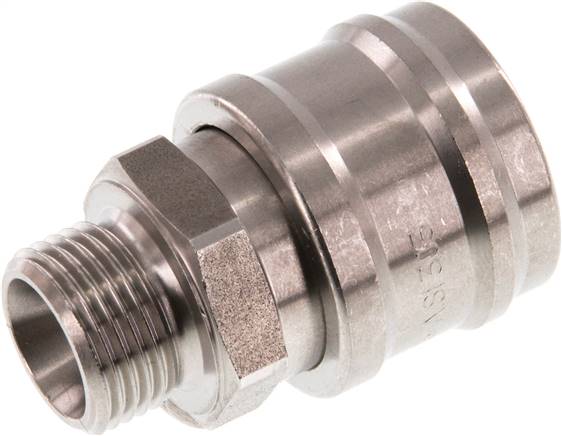 Schnellkupplung (NW7,2) G 3/8"(AG), Edelstahl