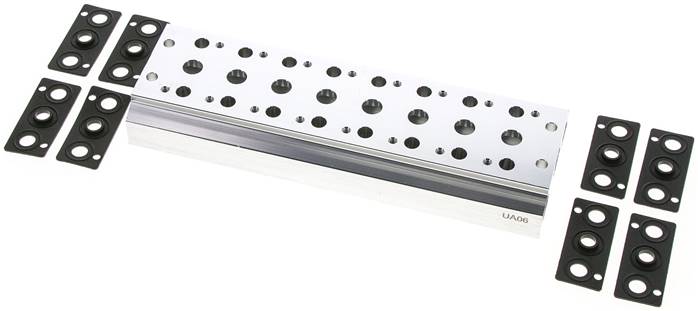 Mehrfachanschlussplatte (8-fach) für 5/2-Wege & 5/3-Wege Ventile zu V 51-8