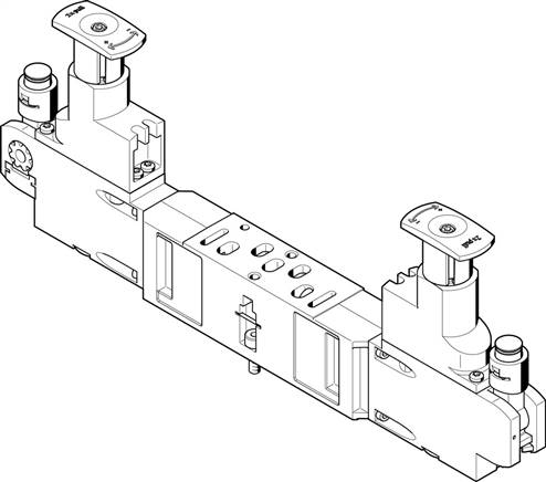 FESTO VABF-S3-1-R5C2-C-10 (543543) Reglerplatte