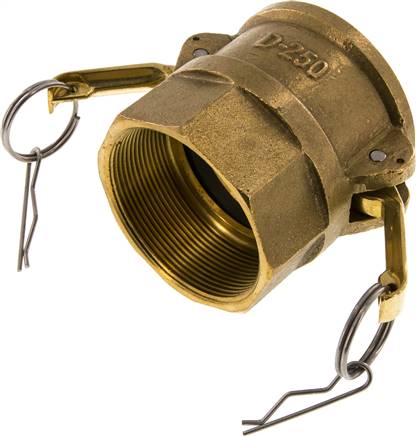 Kamlock-Kupplung (D) Rp 2-1/2"(IG), Messing