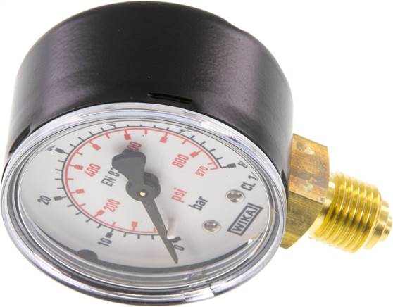 Manometer senkrecht (ST/Ms), 50mm, 0 - 60 bar, G 1/4"