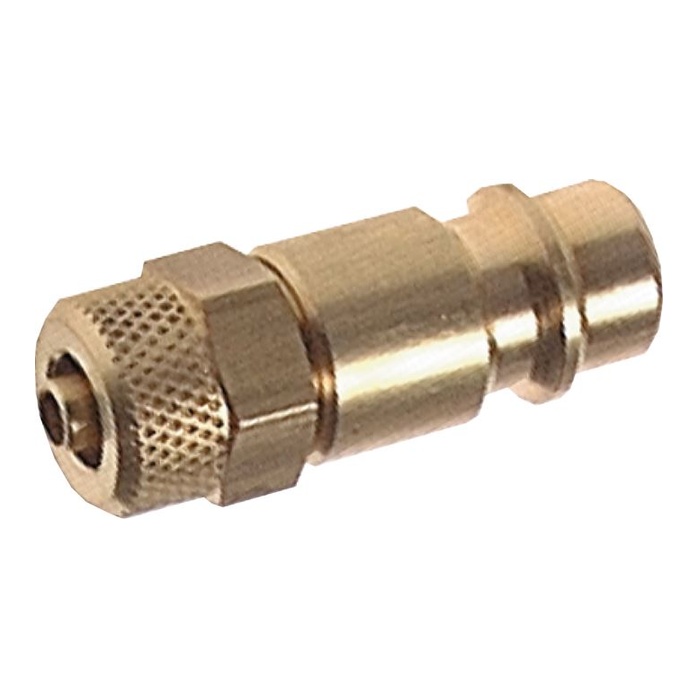 Tappo di accoppiamento (NW7.2) tubo 6x4mm, ottone