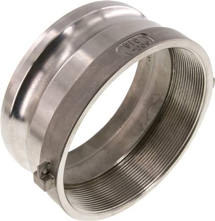 Kamlock-Stecker (A) Rp 5"(IG), Edelstahl (1.4408)