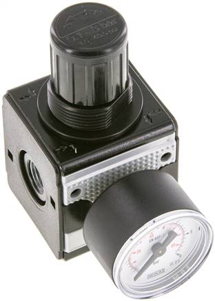 MULTIFIX Druckregler, Reihenmont. G 1/4", 0,1 - 3bar, Multifix 1