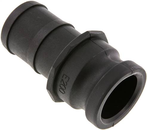 Kamlock-Stecker (E) 50 (2")mm Schlauch, Polypropylen