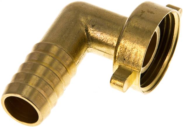 2/3-Schlauchtülle, mit Mutter G 1"-19 (3/4")mm, Winkel 90°