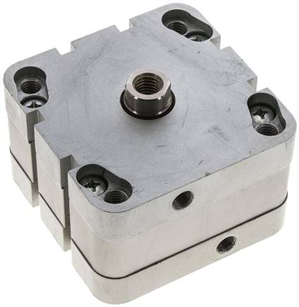 ISO 21287-Zylinder, doppeltw., Kolben 80mm, Hub 5mm, Kolbenstange mit IG