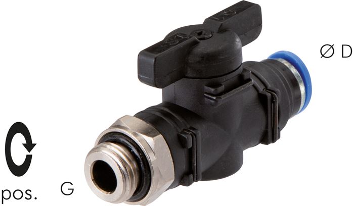 Absperrhahn G 3/8"-10mm, IQS-Standard