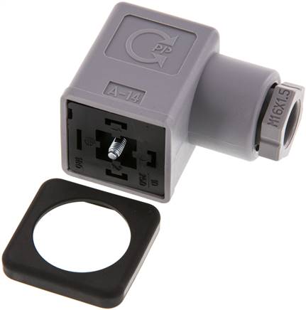 Stecker Größe 3 (DIN/EN-A), grau ST 03 HG