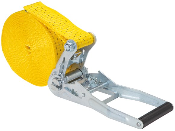 Ratschen-Zurrgurt (50mm) 10m, 5.000daN, Druckratsche, 1-teilig