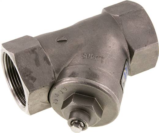 Edelstahl-Schmutzfänger G 1-1/2", PN 40, Maschenweite 0.25 mm