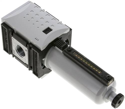 FUTURA Filter, G 1/2", Metallbehälter mit Sichtrohr, Metallbehälter mit Sichtrohr