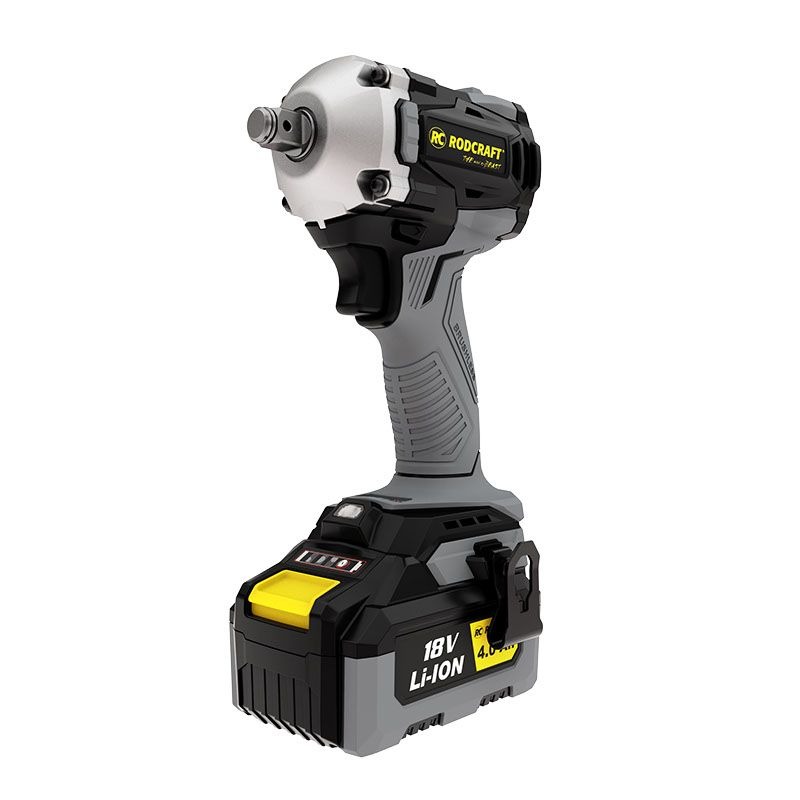 Rodcraft Akku-Schlagschrauber Vierkant 1/2"  "Mini eBeast", inkl. 2x 4Ah Akku, Ladegerät  und Softtasche RC9067K4