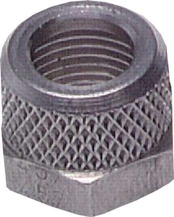 T-Gewindestück R 1/4"-10x8mm, 1.4404 ohne Muttern