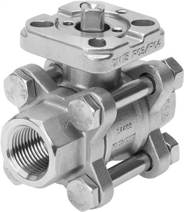 FESTO VZBA-11/2"-GG-63-T-22-F0507-V4V4T (1686643) Kugelhahn
