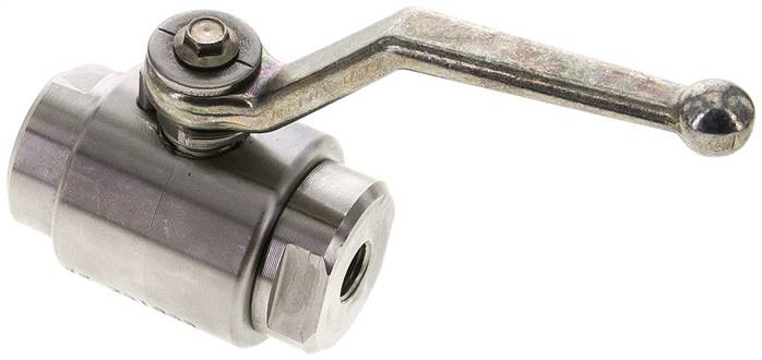 Hochdruck-Kugelhahn, Edelstahl, NPT 1/4", 0 bis 500bar