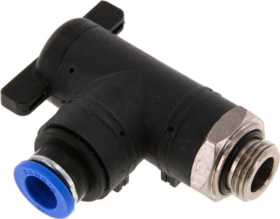 Winkel-Absperrhahn G 3/8"-10mm, IQS-Standard