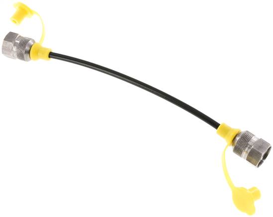 Messschlauch, 200mm, M 16x2 - M 16x2, 1.4305