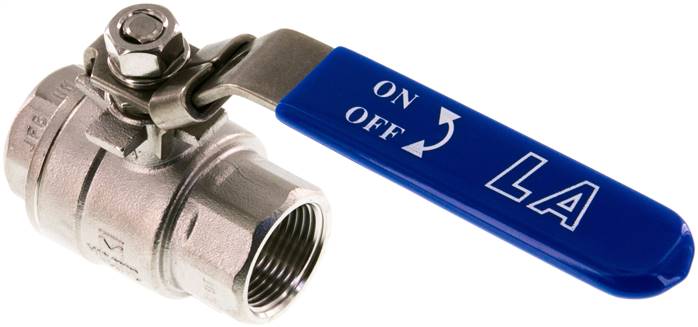 Edelstahl-Kugelhahn, Eco-Line leicht, G 3/4", 0 bis 63bar