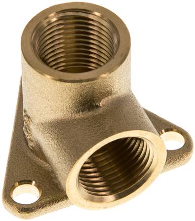 Wanddose 2 x G 3/8" (IG), Messing