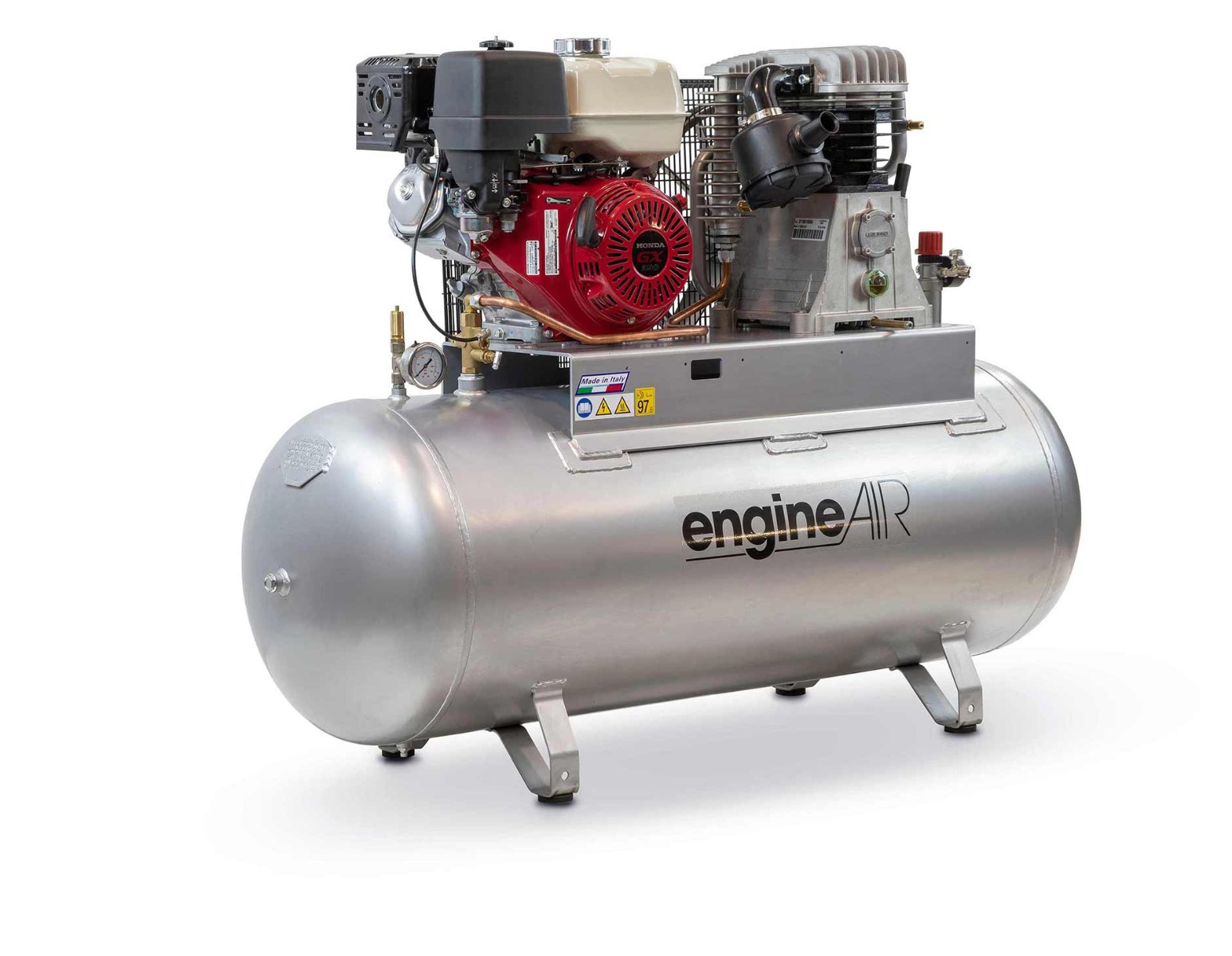 Kolbenkompressor mit Benzinmotor Typ engineAIR 12/270 14 ES