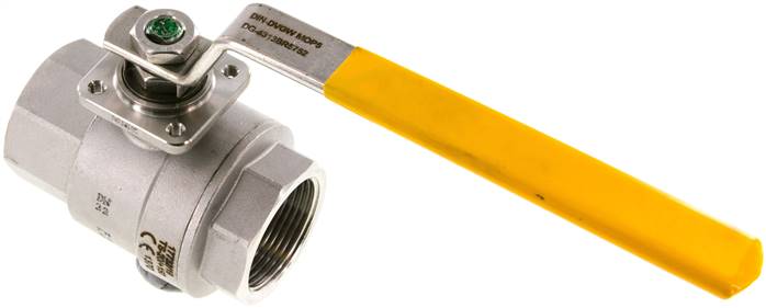 Edelstahl-Kugelhahn, DVGW, Rp 1-1/4", -0,9 bis 64bar