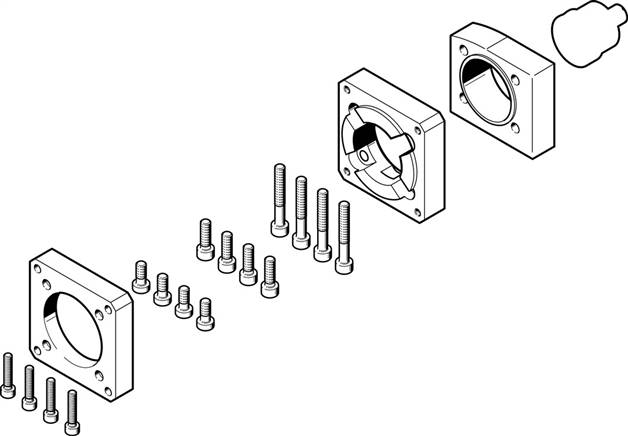 FESTO EAMM-A-L38-55A (3683331) Axialbausatz