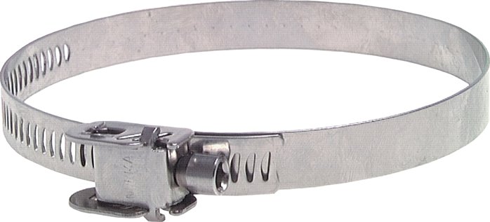 12mm Sicherheitsschlauchschelle 50 - 80mm, Edelstahl