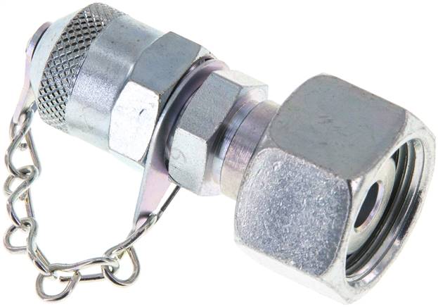 Messanschluss M16x2, 15 L-Dichtkegel, Stahl verzinkt