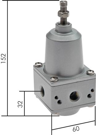 Präzisionsdruckregler G 1/4" 0,2 - 5 bar