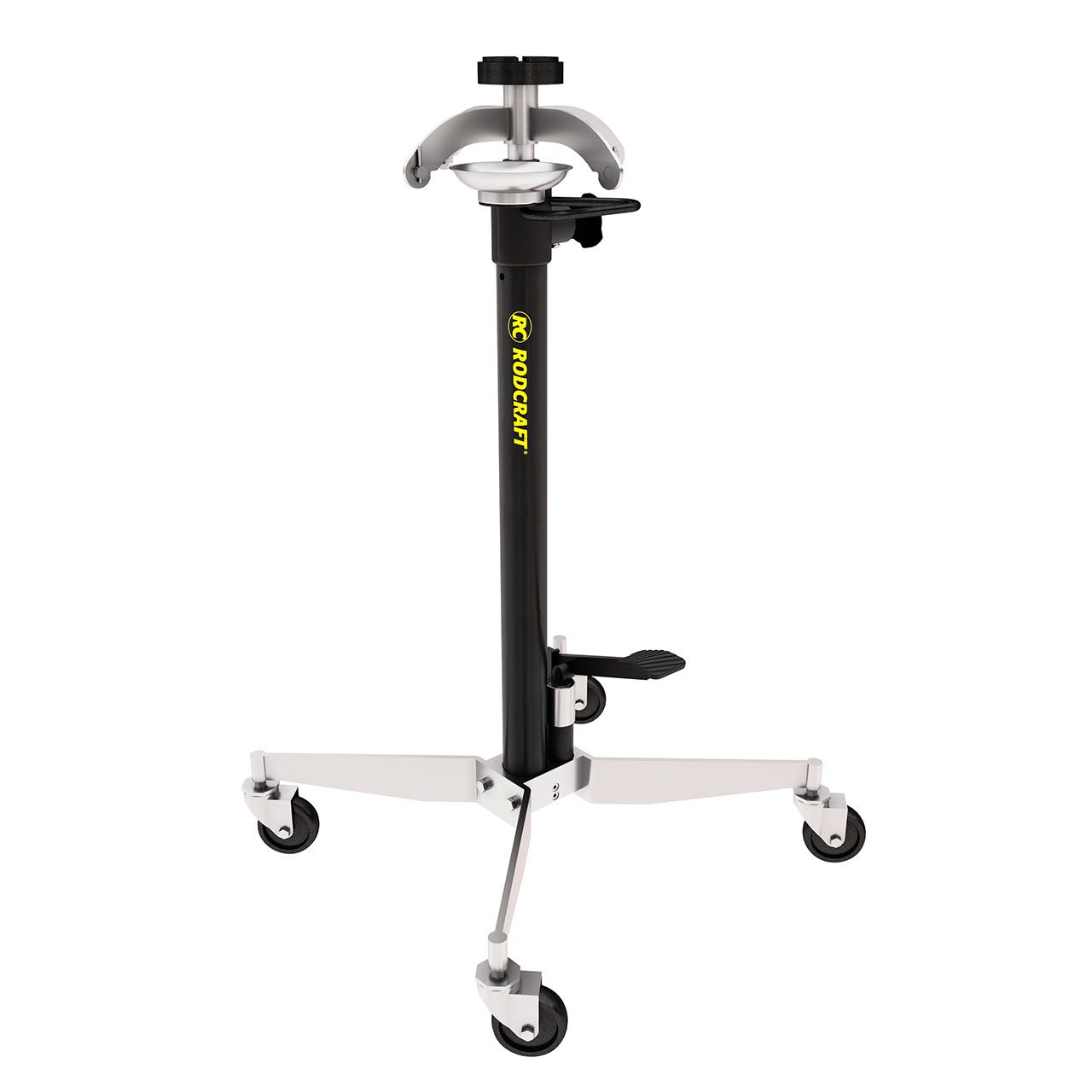 Rodcraft GHN600 Getriebeheber mit 600 kg Hubkapazität, Höhe von 1,18 m bis max. 2 m, großes Fusspedal, Doppelkolben, Sicherheitsventil, automatisches langsames Absenken, Gewicht 36,9 kg