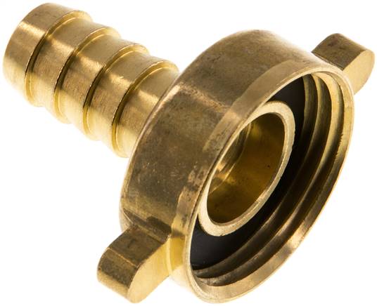 2/3-Schlauchtülle, mit Mutter G 1"-13 (1/2")mm, gerade