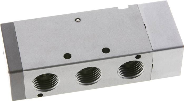 5/2-Wege Pneumatikventil, Federrückstellung, G 1/2" (Pilot G 1/8")