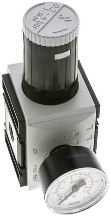 FUTURA Präzisionsdruckregler, G 3/8", 0,2 - 4bar, BG 2, mit durchgehender Druckversorgung