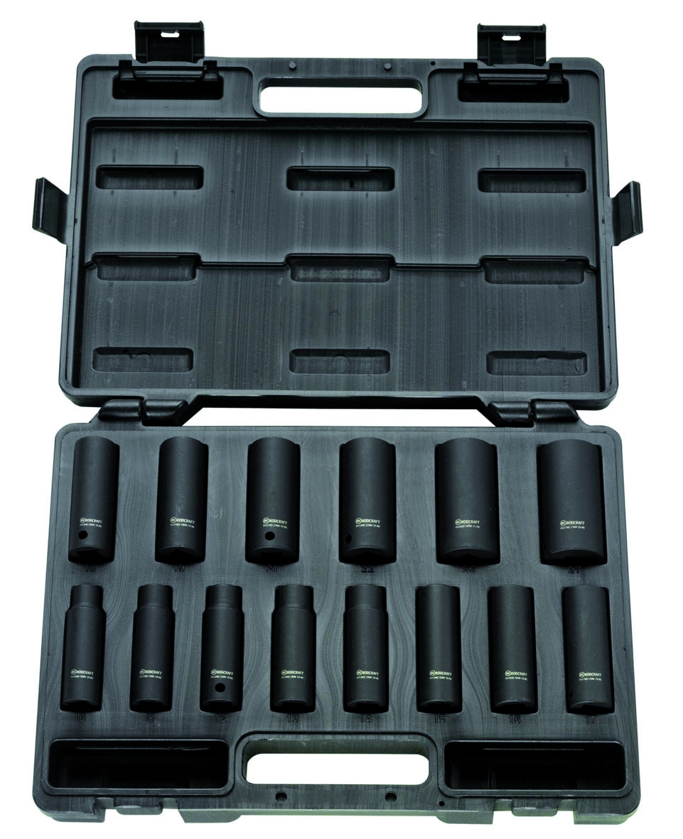 Rodcraft Kraftstecknüsse G1/2, Lang im Set, Modell RS4114D