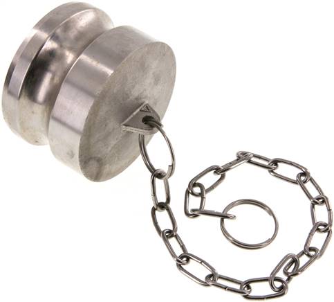 Kamlock-Verschlussstecker (DP) 2-1/2", Edelstahl (1.4408)