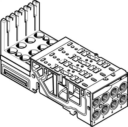 FESTO VMPA1-AP-4-1-EMS-8 (546802) Anschlussplatte