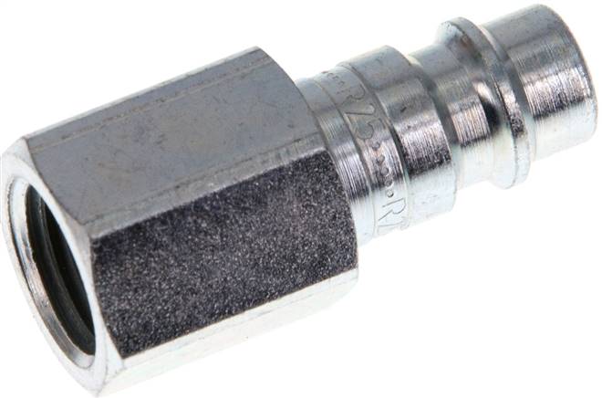 Kupplungsstecker (NW7,2) G 1/4"(IG), Stahl gehärtet & verzinkt