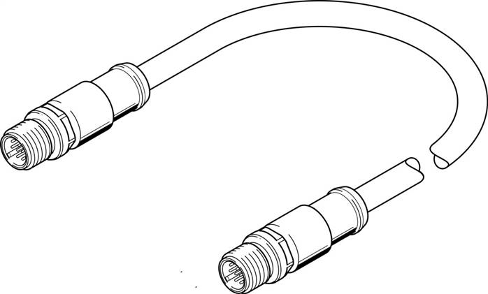 FESTO NEBS-SM12G12-E-0.3-N-M12G12 (3947404) Verbindungsleitung