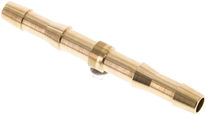 Schlauchverbindungsrohr DIN EN 560, 6 (1/4")mm-6 (1/4")mm, Messing