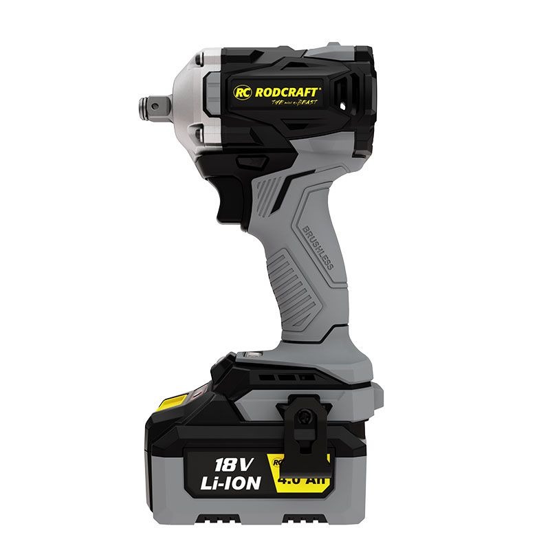 Rodcraft Akku-Schlagschrauber Vierkant 1/2"  "Mini eBeast", inkl. 2x 4Ah Akku, Ladegerät  und Softtasche RC9067K4