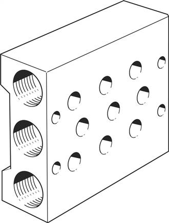 FESTO PRS-1/4-3 (10186) Anschlussblock
