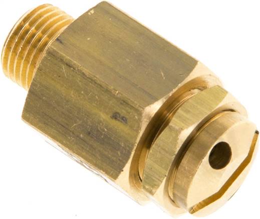 Mini-Sicherheitsventil G 1/8", 3 - 7 bar, Messing