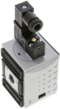 FUTURA 3/2-Wege Magnetventil (NC), G 1/4", 24 V DC, Futura 1