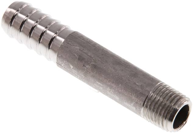 Gewindetülle ohne Bund R 1/4"-13 (1/2")mm, 1.4571