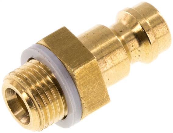 Kupplungsstecker (NW5) G 1/8"(AG), Messing