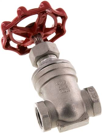 Muffen-Absperrschieber, Edelstahl, G 1/2", PN 16